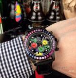 Rolex Daytona Graffiti Face 42mm Watch / Rolex Daytona Rainbow Replica Watch